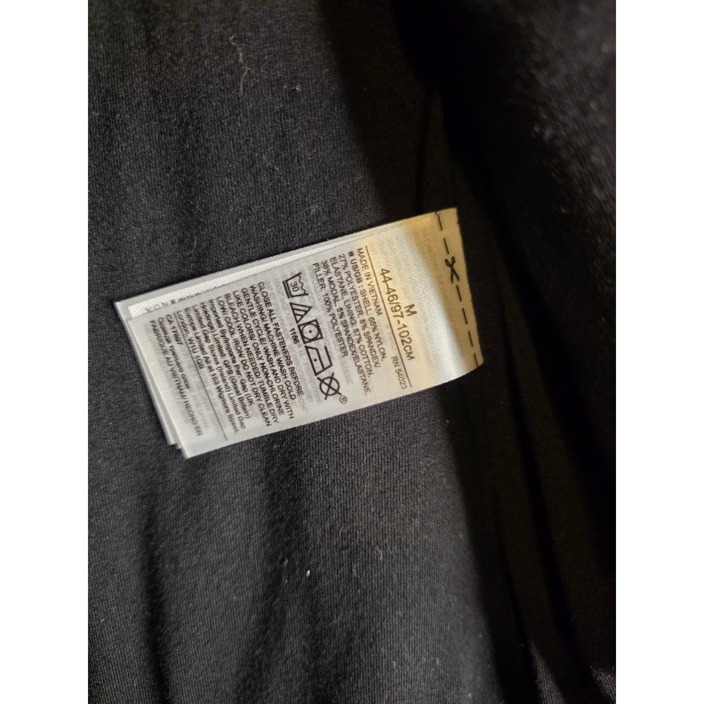 1321 Banana Republic Mens Tailored Performance Quilted Vest Grey Water Resist M - Picture 3 of 6